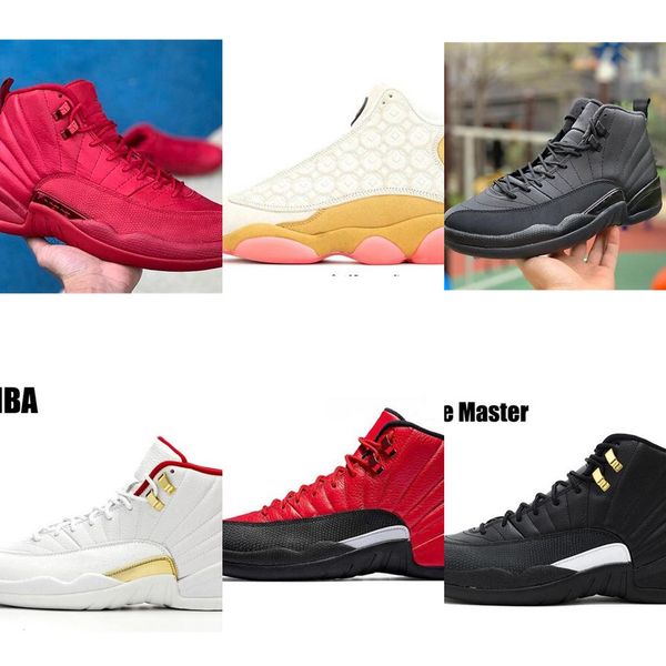 

[with box]12 jumpmanwool men basketball shoes 12s grey black man and women 12s sports sneakers women running shoes for men 456xtx
