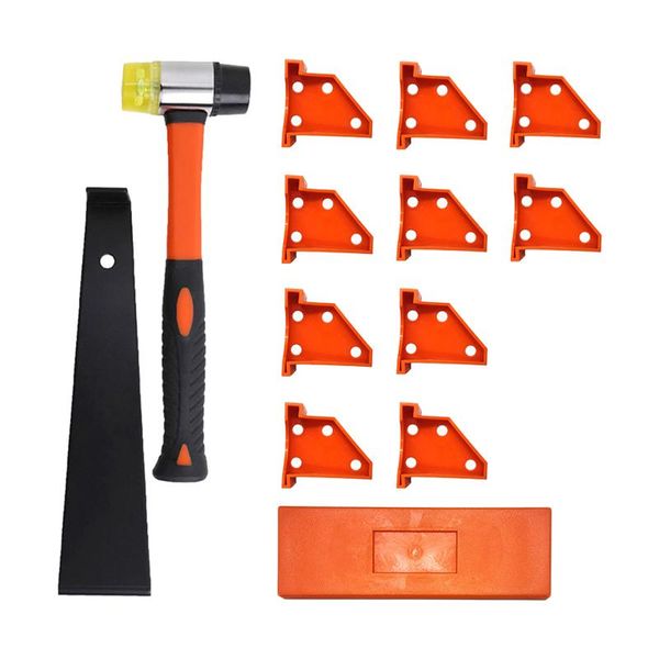 

professional hand tool sets pull bar laminate with spacers tapping block portable mallet high-strength wood flooring installation kit