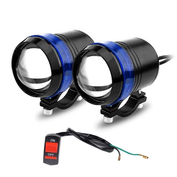 

angel eye bulb headlight driving fog light spot high/low beam aluminum u3 car headlights