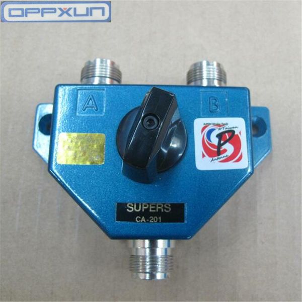 

walkie talkie oppxun 2021 ca-201 2 position coax switch 1.8-600 mhz manual aerial diy for transceiver cb radio