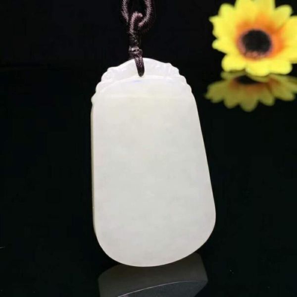 

lockets exquisite hetian jade pendant h49#, Silver