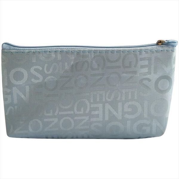 

fashion casual makeup bag large capacity letter printing portable print zipper cosmetic toiletry pouch for travel