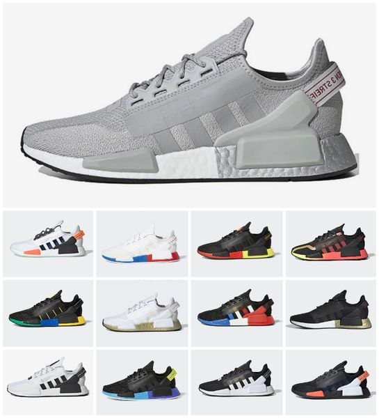 

dazzle camo nmd r1 v2 mens running shoes core triple black white mexico city oreo og classic aqua tones men women japan trainer sports sneak