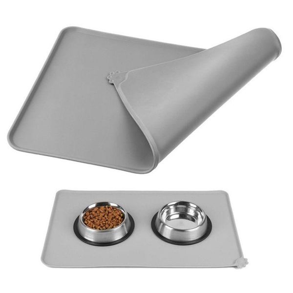 

cat beds & furniture waterproof anti-skid and leak-proof placemat silicone pet 1pc