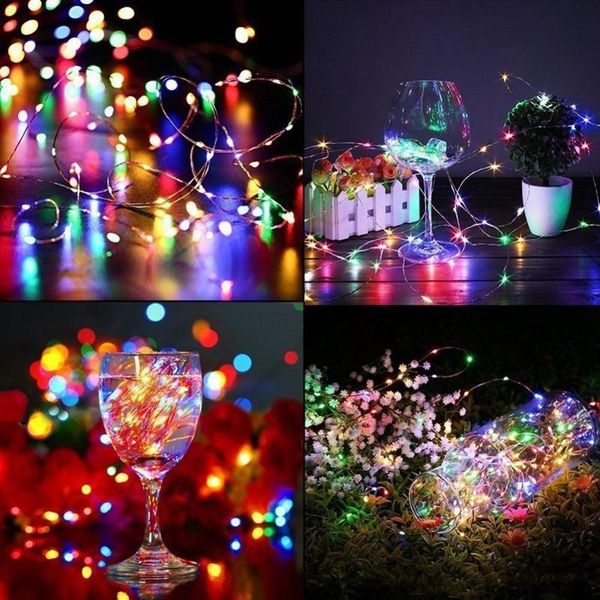 

edison20pcs dhl 5m 50 leds copper wire led string fairy light christmas lights rgb lighting for xmas party wedding decoration
