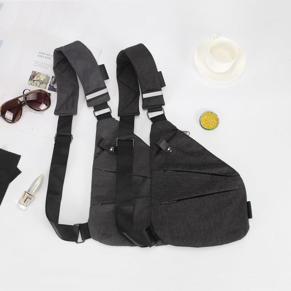 

men's personal pocket shoulder bag waterproof bicycle antitheft crossbody chest casual cycling sports messenger protable waist bags