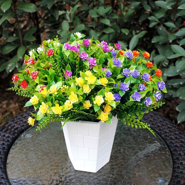 

colors simulation flowers 7 head grain camellia home engineering decoration restaurant decorated flower decorative & wreaths