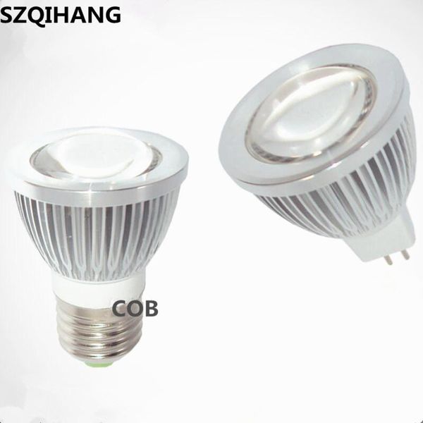 

bulbs dimmable led spotlight gu10 85-265v 3w 5w 7w 10w cob lamp e27 220v 110v spot candle mr16 12v light