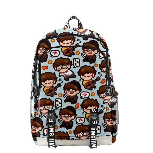 

backpack wilbur soot dream team men women fabric oxford school bag fashion style teenager girls child travel
