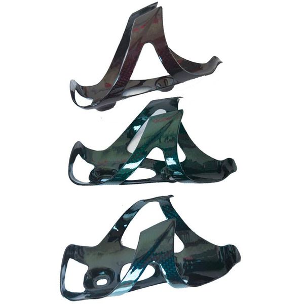 

water bottles & cages no logo bicycle carbon bottle cage mountain bike cycling holder full fiber material ultra-light glossy