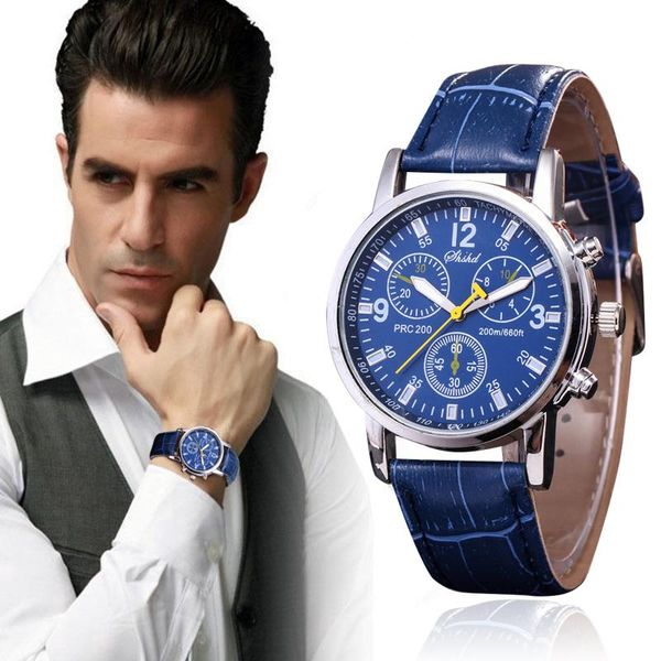 

wristwatches 2021 watch for man men sports watches 6 color leather strap quartz wristwatch erkek kol saati relogio masculino, Slivery;brown