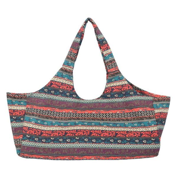 

outdoor bags large-capacity canvas sports yoga bag shoulder mat storage ethnic style dance clothes