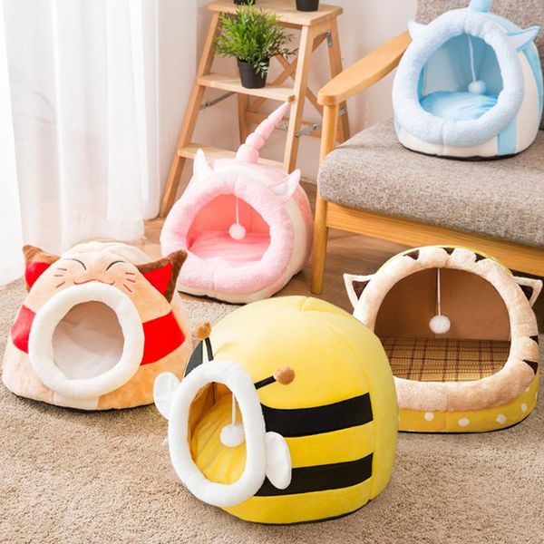 

cat nest closed removable and washable dog net red villa accessories pet beds & furniture