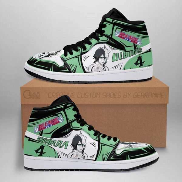

ulquiorra cifer sneakers bleach anime sho fan gift idea