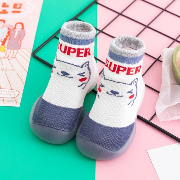 

first walkers telotuny baby shoes kids girls boys letter mesh breathable socks sneakers autumn warm fashion anti-skid floor