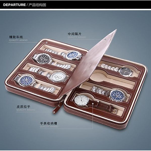 

watch boxes & cases box, Black;blue