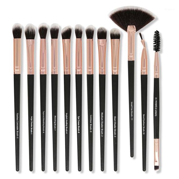 

s'agapo 12pcs makeup brush set eyeshadow concealer eyeliner eyebrows eyelashes lips trimming super soft face beauty brush1