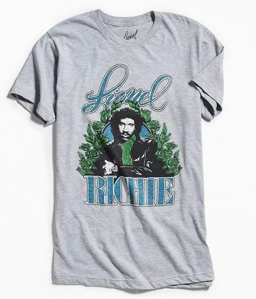 

lionel richie roses t-shirt new 100% authentic, White;black