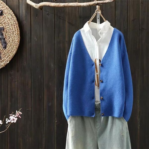 

women's sweaters brief single-breasted cardigan wool sweater mori girl 2021 autumn winter, White;black