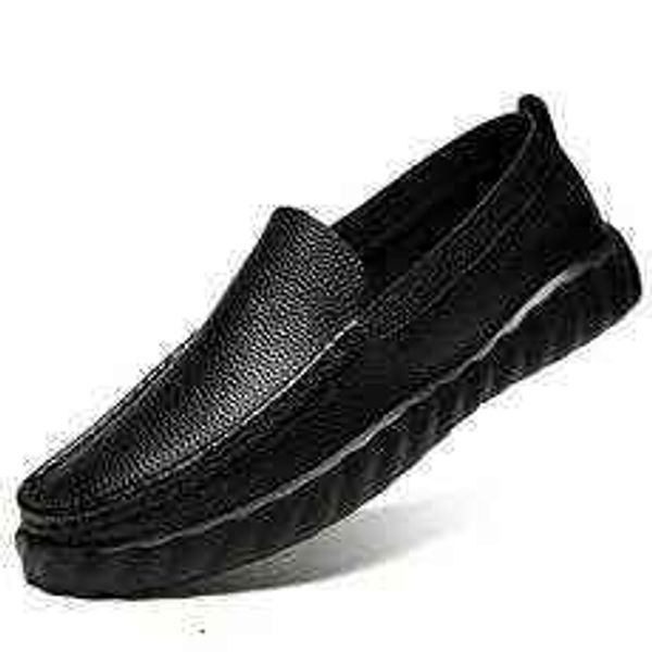 

tangzuo c2028 casual leather shoes, batch , 38-45, Black