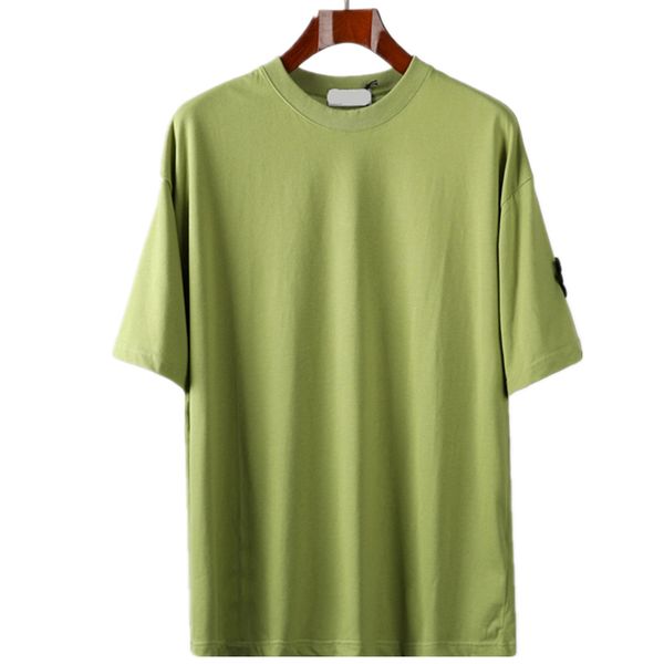 

cp toney summer basic cotton short sleeves new summer badge short sleeve fashion casual loose simple basic t-shirt, White;black