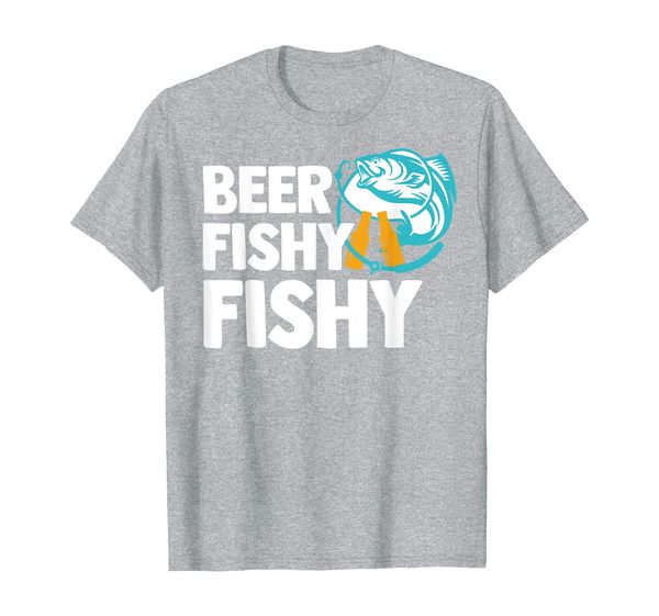 

Beer Fishy Fishy Funny Fishing Drinking Joke Gift T-Shirt, Mainly pictures