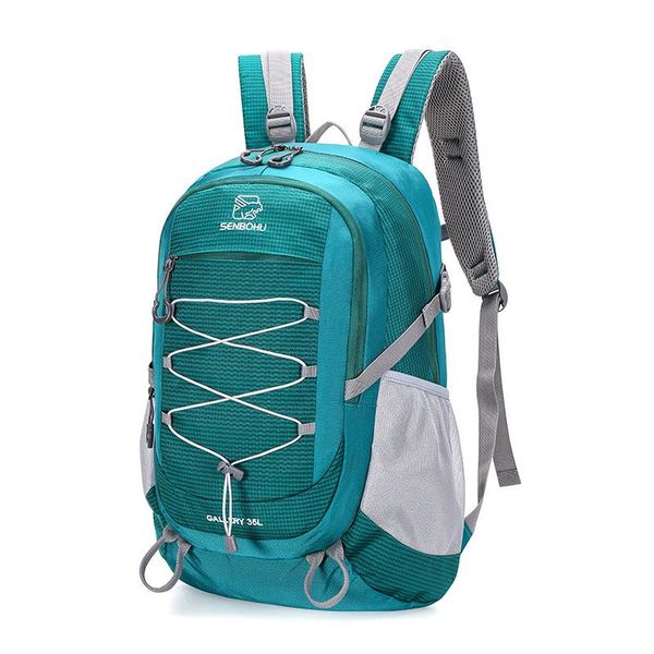 

outdoor bags 35l waterproof sport pack travel backpack camping hiking trekking rucksack men women shrink strap cycling walking