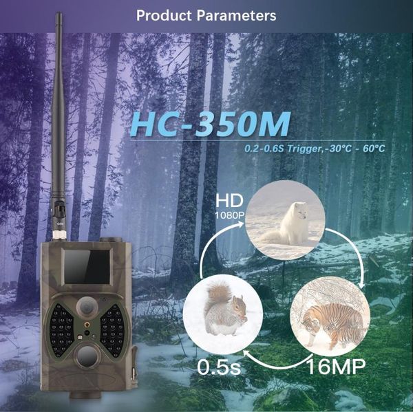 

hunting cameras 2g hc350m 16mp 1080p motion detection 940nm night vision camera wireless trail