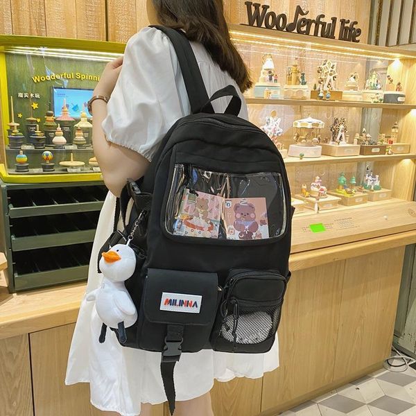 

backpack waterproof large capacity travel boy male shoulder bags school for girls casual backpacks women