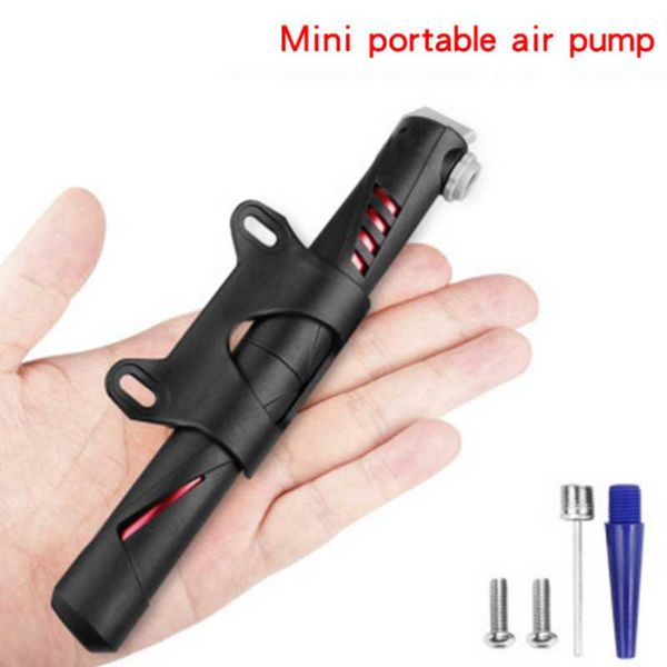 

bike pumps mountain road bicycle pump mini portable small basketball inflatable tube aluminum alloy 120psi compact and light weight