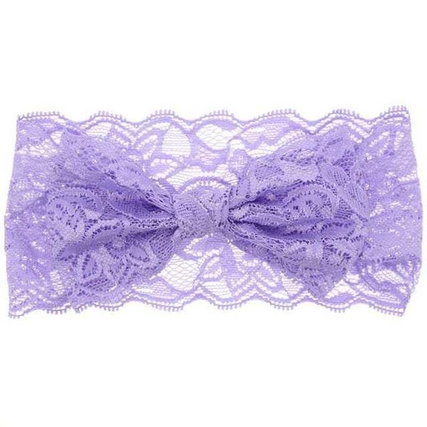 

2021 new baby hair leader kids lace one-sided bow hairband solid color kids bow decoration baby girl child headband, Slivery;white