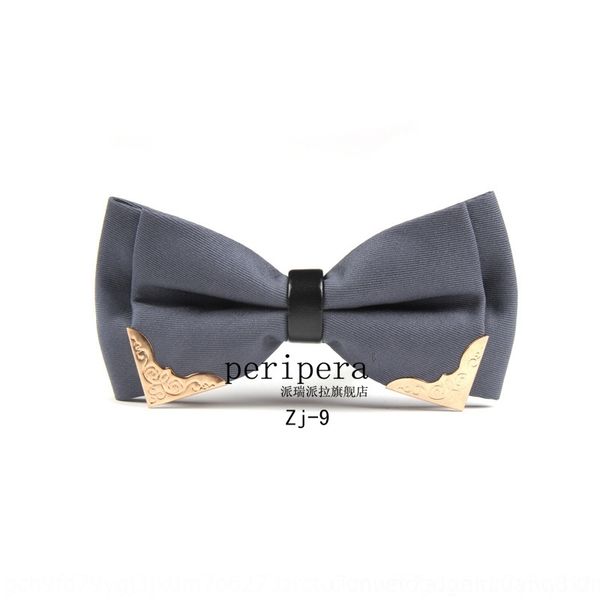 

kfxc men's with metal piece bow and flower solid formal womentie dress bow ties color formal dress accessories shengzhou, Black;gray