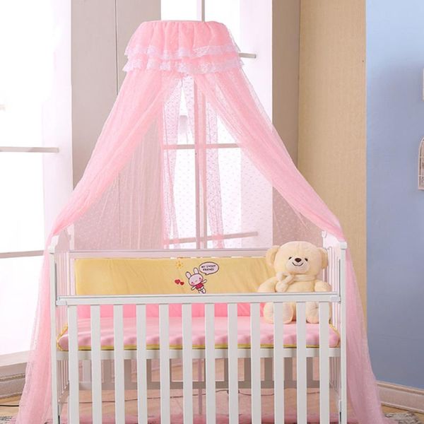 

mosquito net summer for baby kids anti-insect netting breathable crib elegant canopy bed curtains
