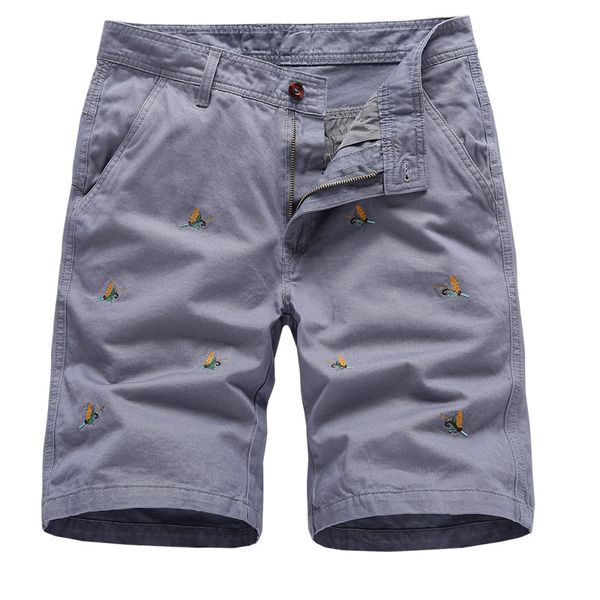 

summer men's casual shorts cotton men solid color straight fifth pants, White;black