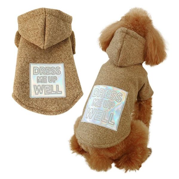 

dog apparel puppy outfit pet clothing winter jumpers coat warm hoodie clothes costume kitten windbreak jacke for