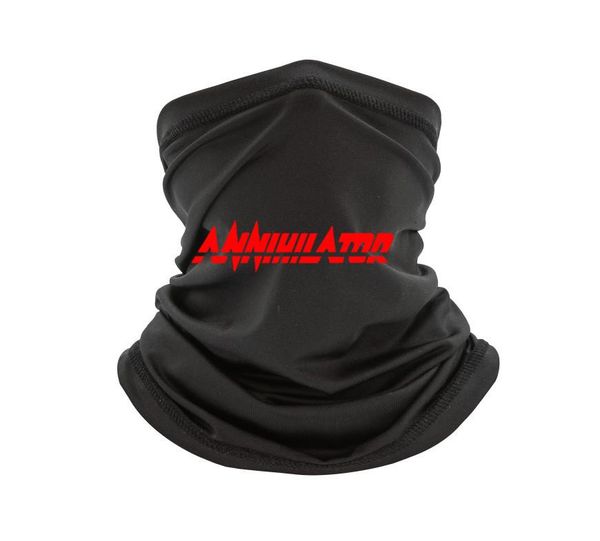

scarves annihilator heavy metal band menblack scarf size s to 3xl, Blue;gray