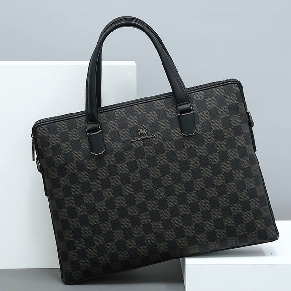 

briefcase paul handbag men's business shoulder bag check