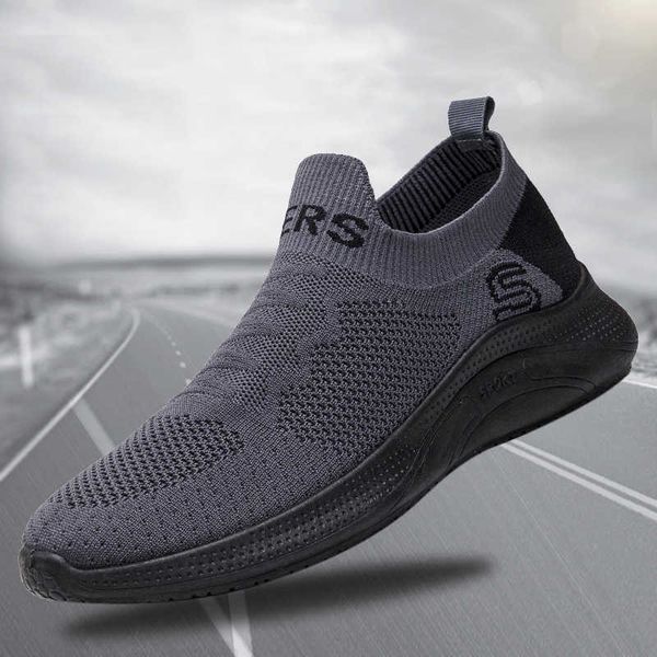 

2021 autumn men's sho casual sports low flying woven breathable board fashion