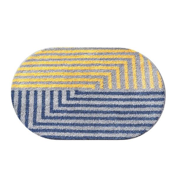 

bath mats mat home decor ultra soft shower oval toilet non slip kitchen striped bedroom machine washable water absorbent area rug