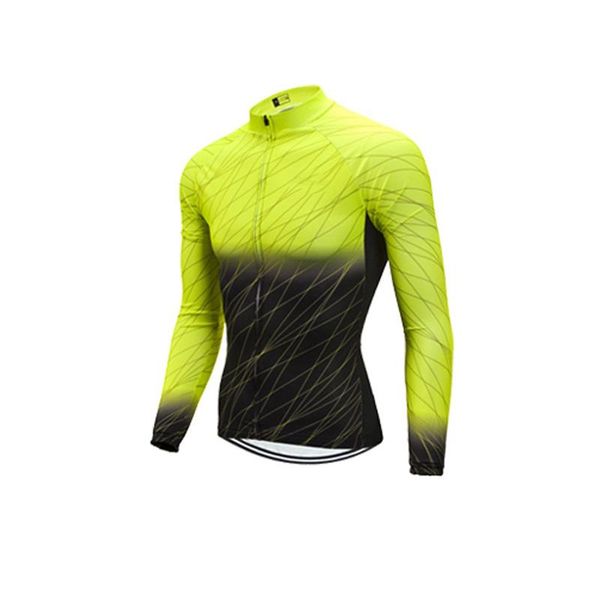

racing jackets men's spring and autumn long-sleeved cycling jersey road breathable quick-drying zipper top, Black;red