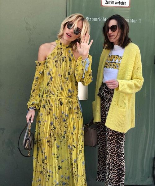 

casual dresses self portrait dress 2021 spring summer bohemian long sleeve yellow floral printed beach boho holiday halter, Black;gray