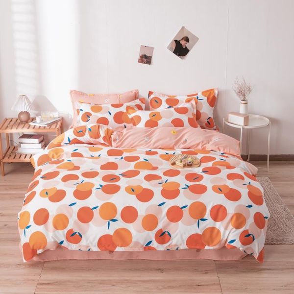 

bedding sets pastoral kawaii set double bed linen sheets and pillowcases children's quilt for kid  mattress bedspread
