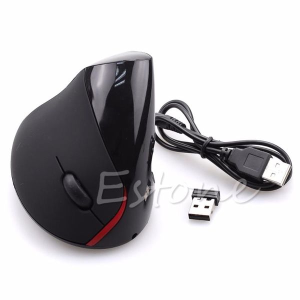 

vertical mouse ergonomic design 1600 dpi wireless usb optical for computer pc mice