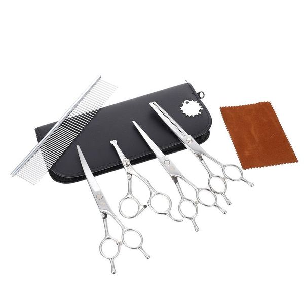 

hair scissors 1 set pet hairdressing trimming dog cutting