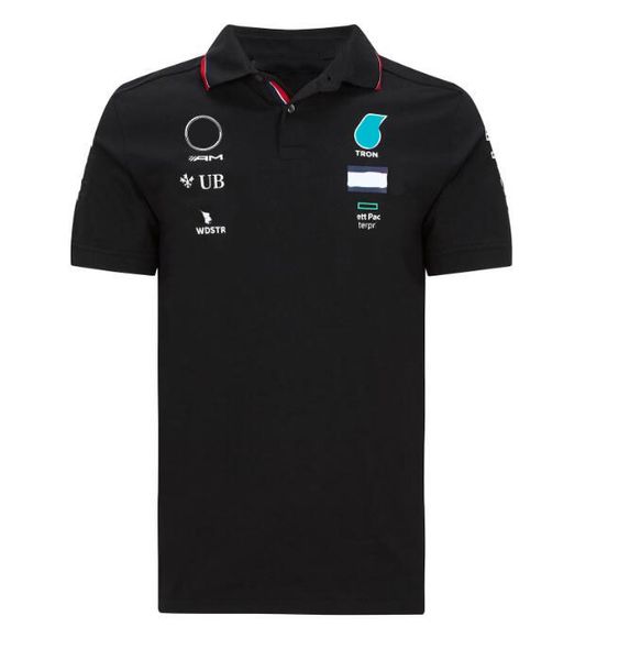 

F1 racing suit short-sleeved T-shirt lapel POLO shirt team work clothes men's customization