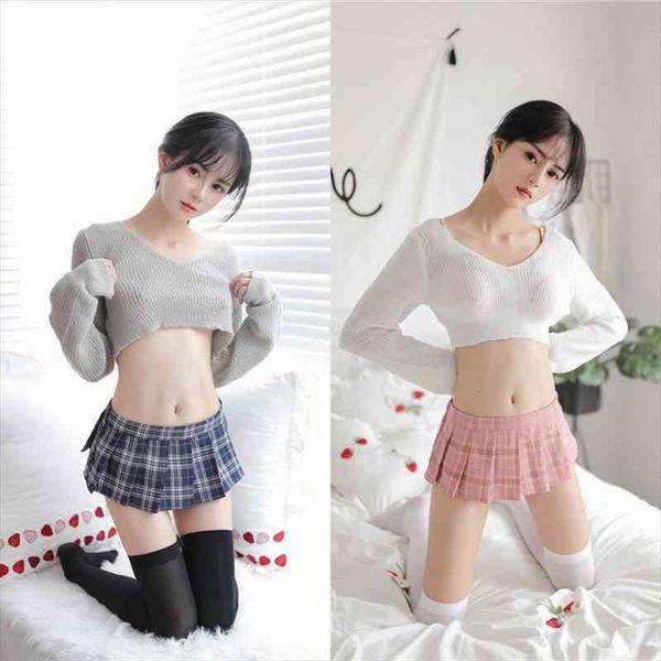 

women ladies japanese school pleated skirt micro mini skirts harajuku plaid skirts scottish grid miniskirt club wear, Black