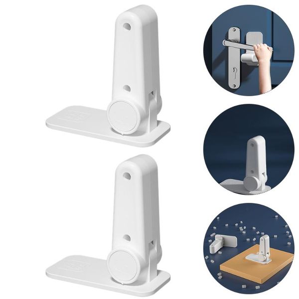 

carriers, slings & backpacks 3pcs childproof door lever lock adhesive backing handle safety