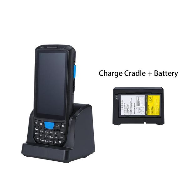 

industrial wireless android 1d 2d barcode scanner pda 4g handheld data collector terminal wifi gps clothing/warehouse scanners