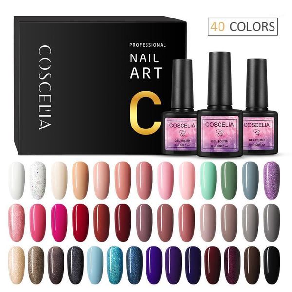 

gel nail polish set semi permanent varnish hybrid soak off art design for manicure lacquer kit kits1