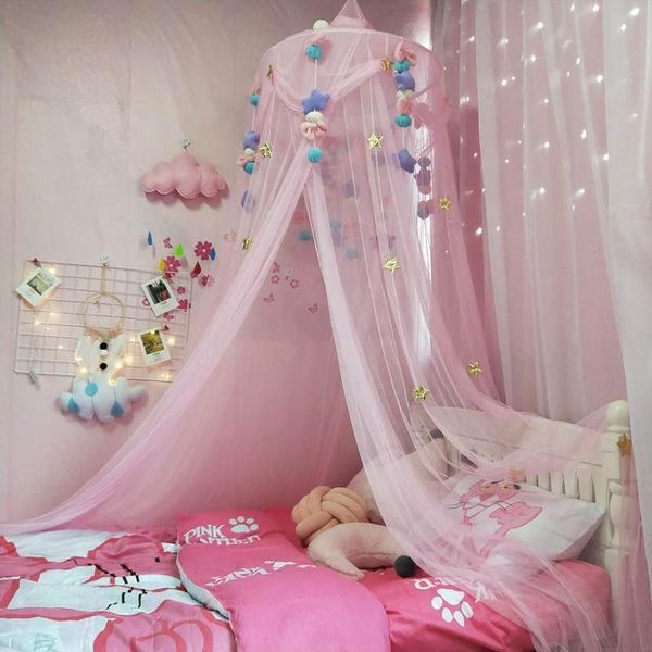 

baby bedding cute princess style summer breathable crib net 2021 listing girl's bed decoration netting ultra-thin